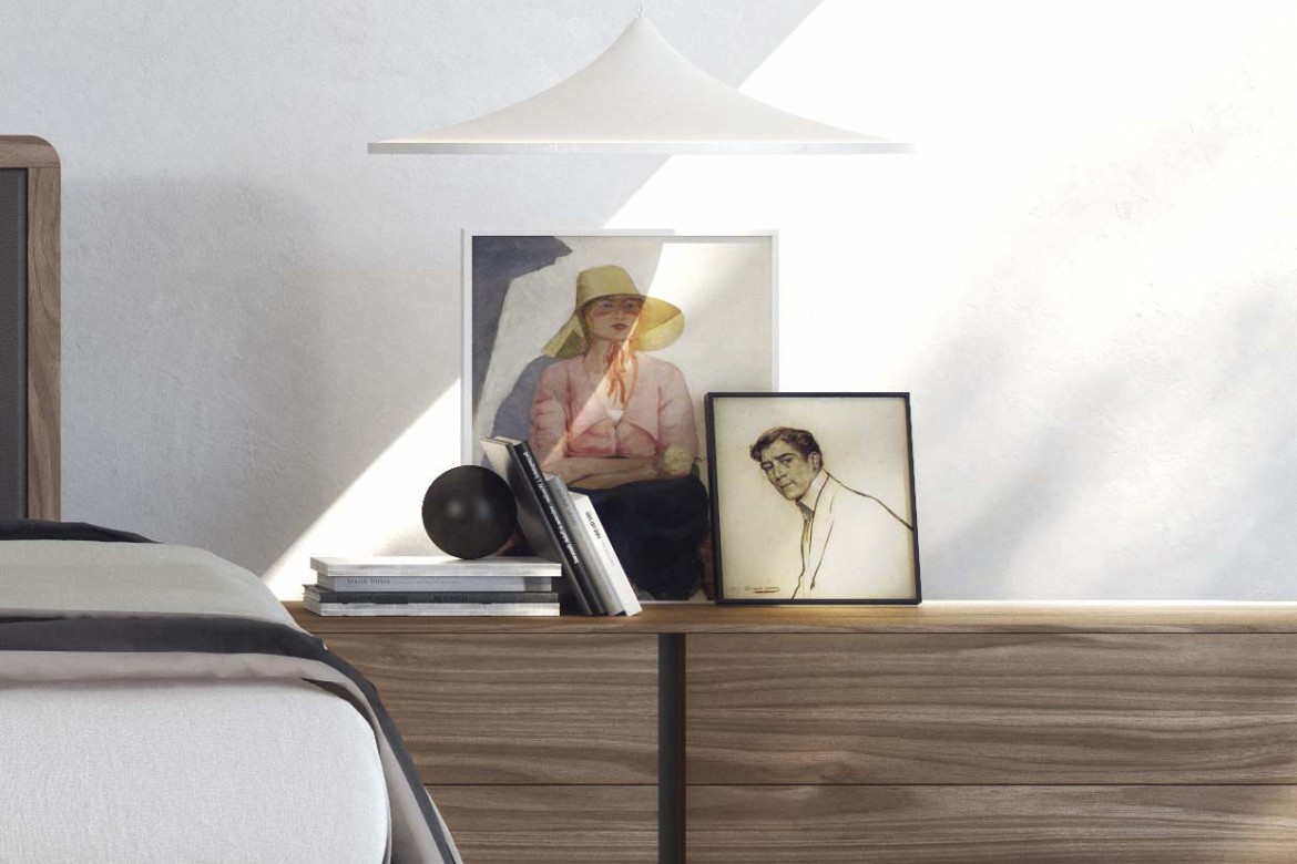 Detalle de una de las nuevas mesitas de noche