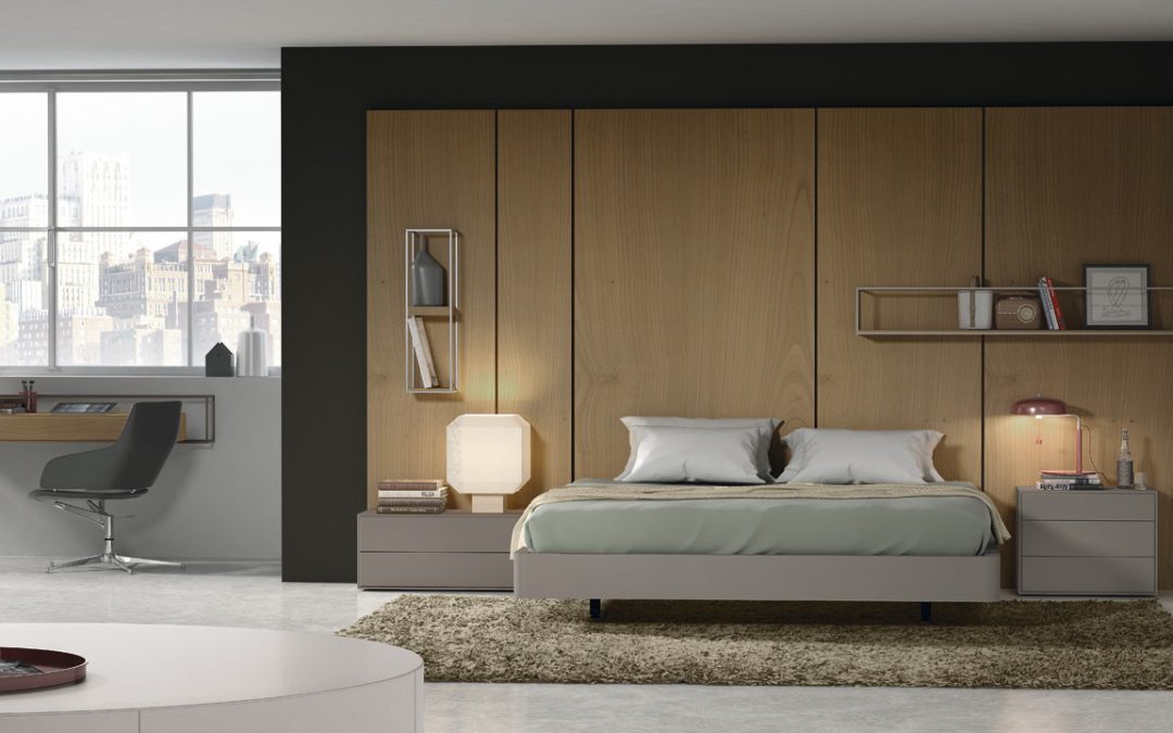 Dormitorio con piezas de diferentes colecciones