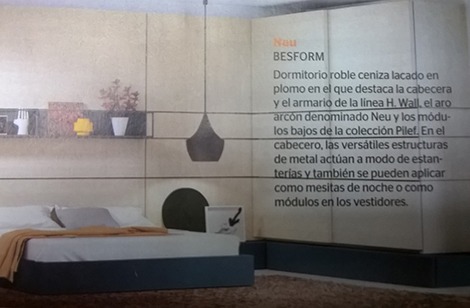 Besform en la Revista Casa Viva de Junio