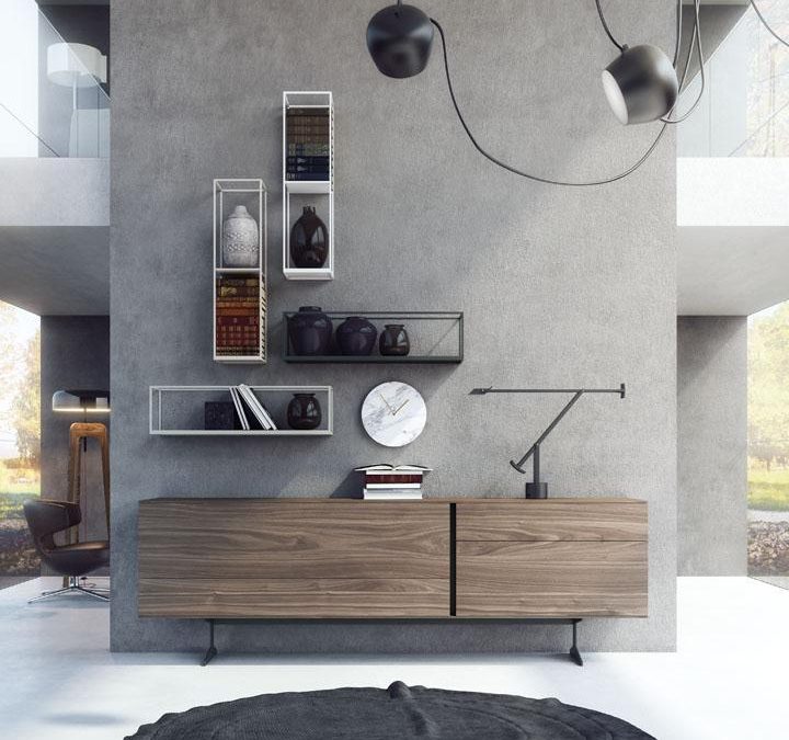 Mueble oscuro para diferentes espacios de la vivienda