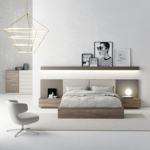 Luces led en el cabezal